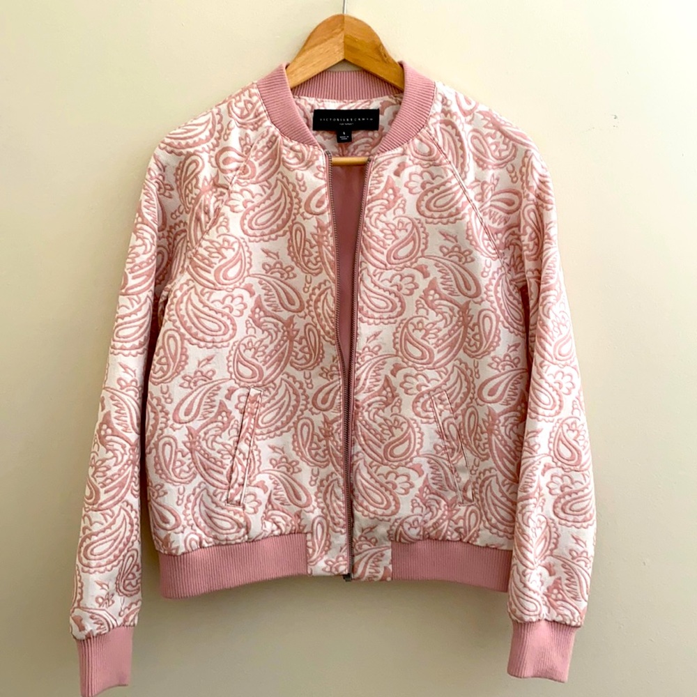 Small VB for Target Printed Bomber Jacket w/ pockets